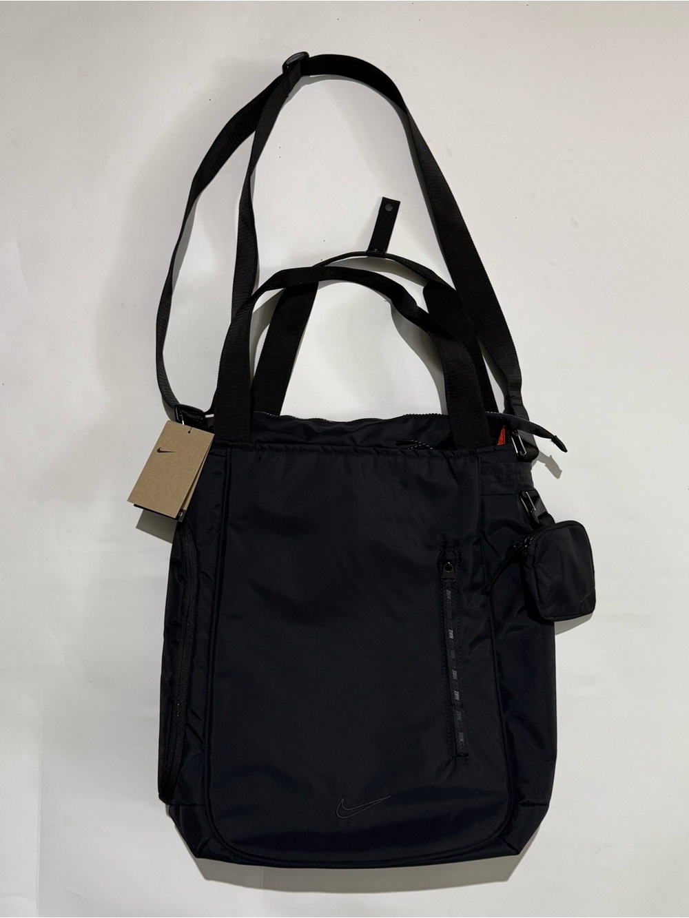 Nike Commute Tote Bag 20L Black Laptop Compartment + Detachable Mini Bag – NWT